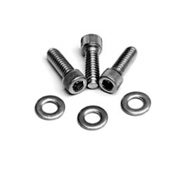 1965-73 VALVE COVER DRESS-UP BOLTS - ALLEN HEAD, PACKAGE OF 12, USE WITH STEEL COVERS